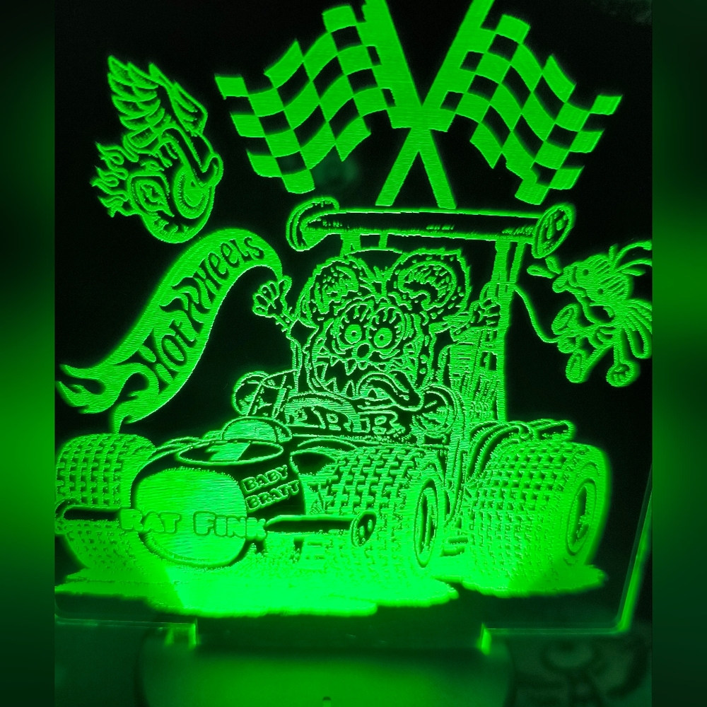 Rat Fink Scoundrel Baby Fink Mouse Rat Custom Culture Ed Roth Inspired